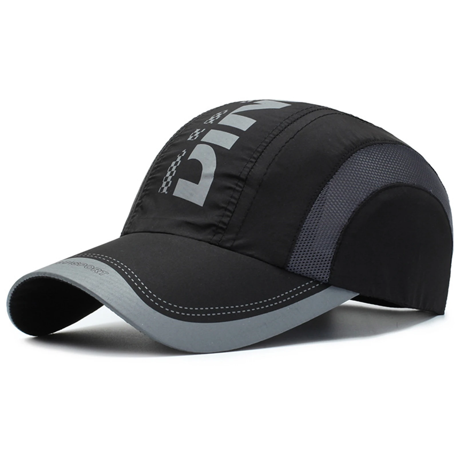 Bleiben Sie im Stil geschützt. UV-Baseballkappe mit schnell trocknendem, weichem Oberteil, atmungsaktivem Strapback zum Wandern, Angeln und im Freien – Detail 7
