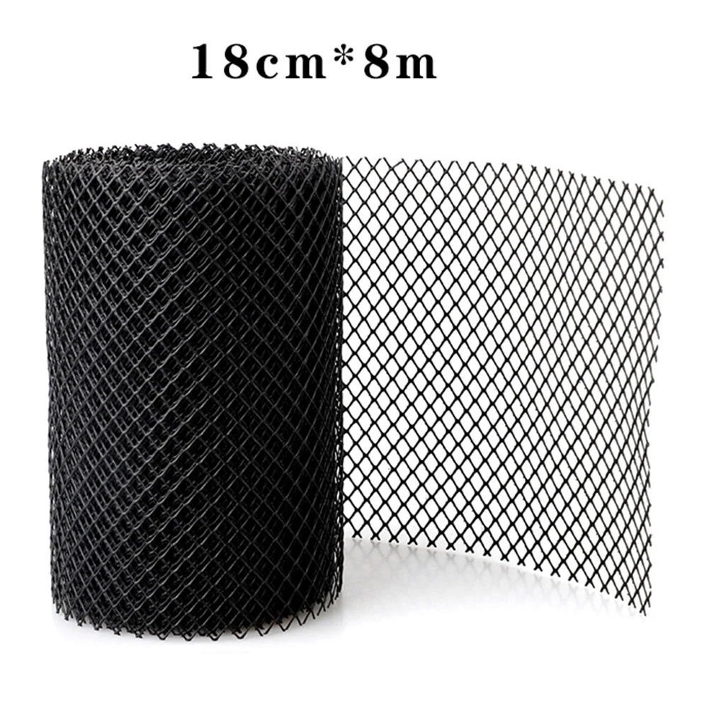 Gutter Protect Mesh Guard Leaf Mesh PP Installed Roll Keeps Leaves Dirt Out Gutters
