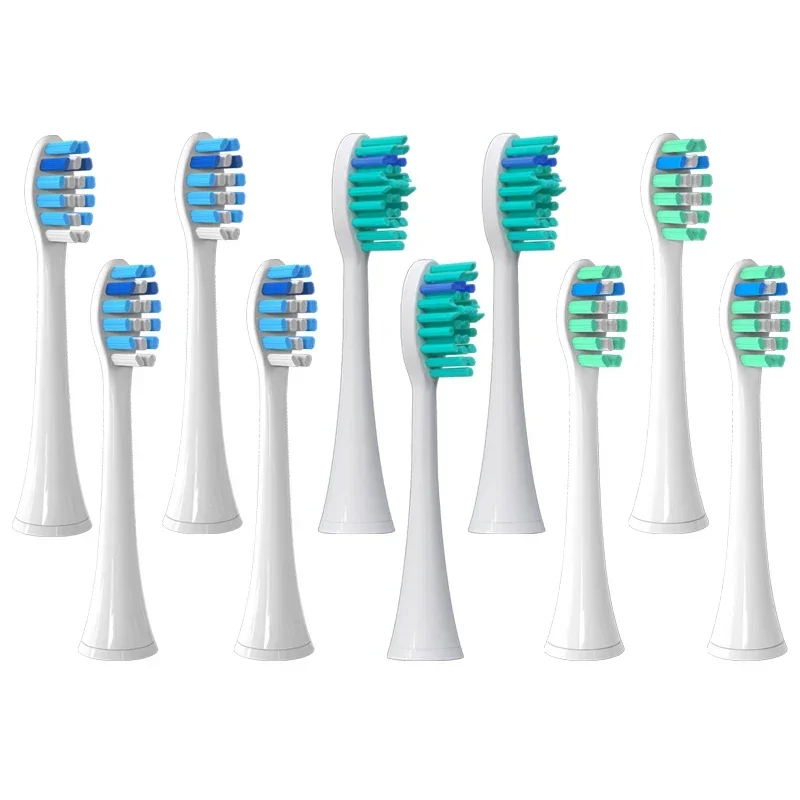 

New Replacement Brush Heads 10PCS for Philips HX3/HX6/HX8/HX9 Sonic Electric Toothbrush Soft DuPont Vacuum Nozzles