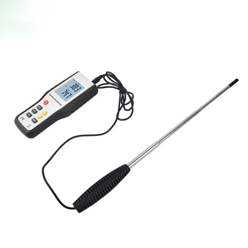 HTI HT-9829 고감도 디지털 휴대용 풍속계 열선 열풍속계 풍속계 측정 장비