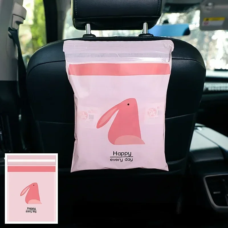 Disposable Self-Adhesive Car Biodegradable Trash Rubbish Holder Garbage Storage Bag For Auto Vehicle Office Kitchen