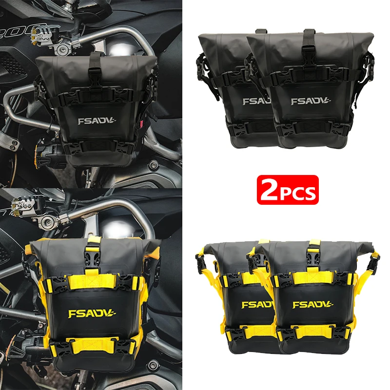 NEWWaterproofFrameCrashBarsBagForHONDACB500XForSuzukiDL650