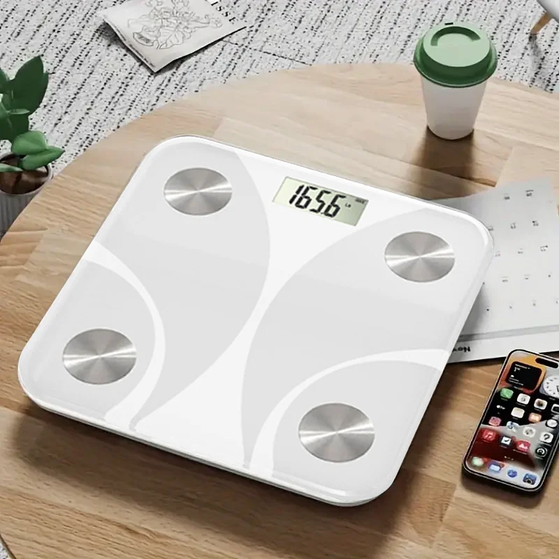 1pc Smart Weight Scale, Smart Digital Weighing Machine With Body Fat BMIMeasurement, Body Composition Analyzer For Home Bathroom 5