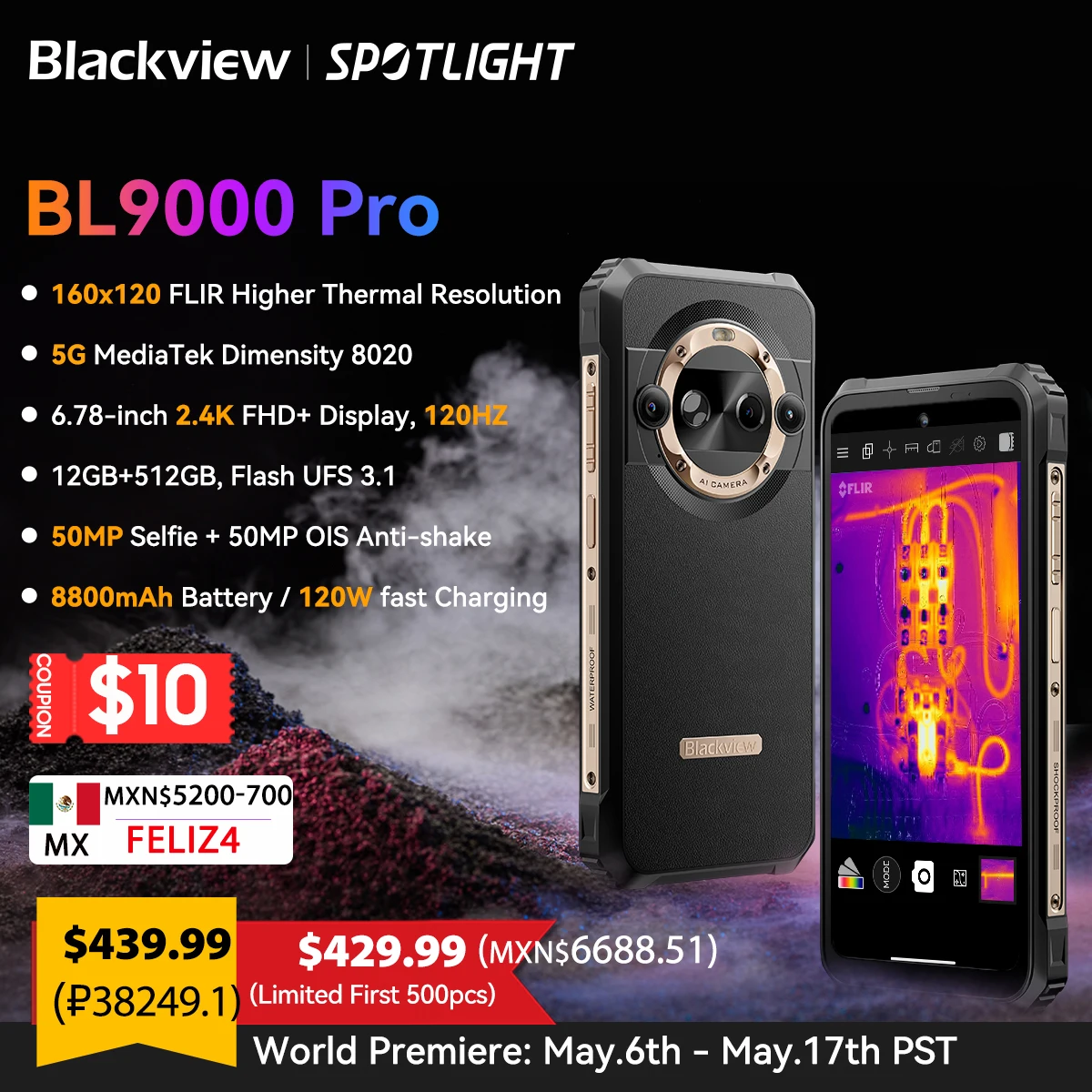 wiatowa-premiera-Wytrzyma-y-smartfon-Blackview-BL9000-PRO-5G-6-78-FHD ...