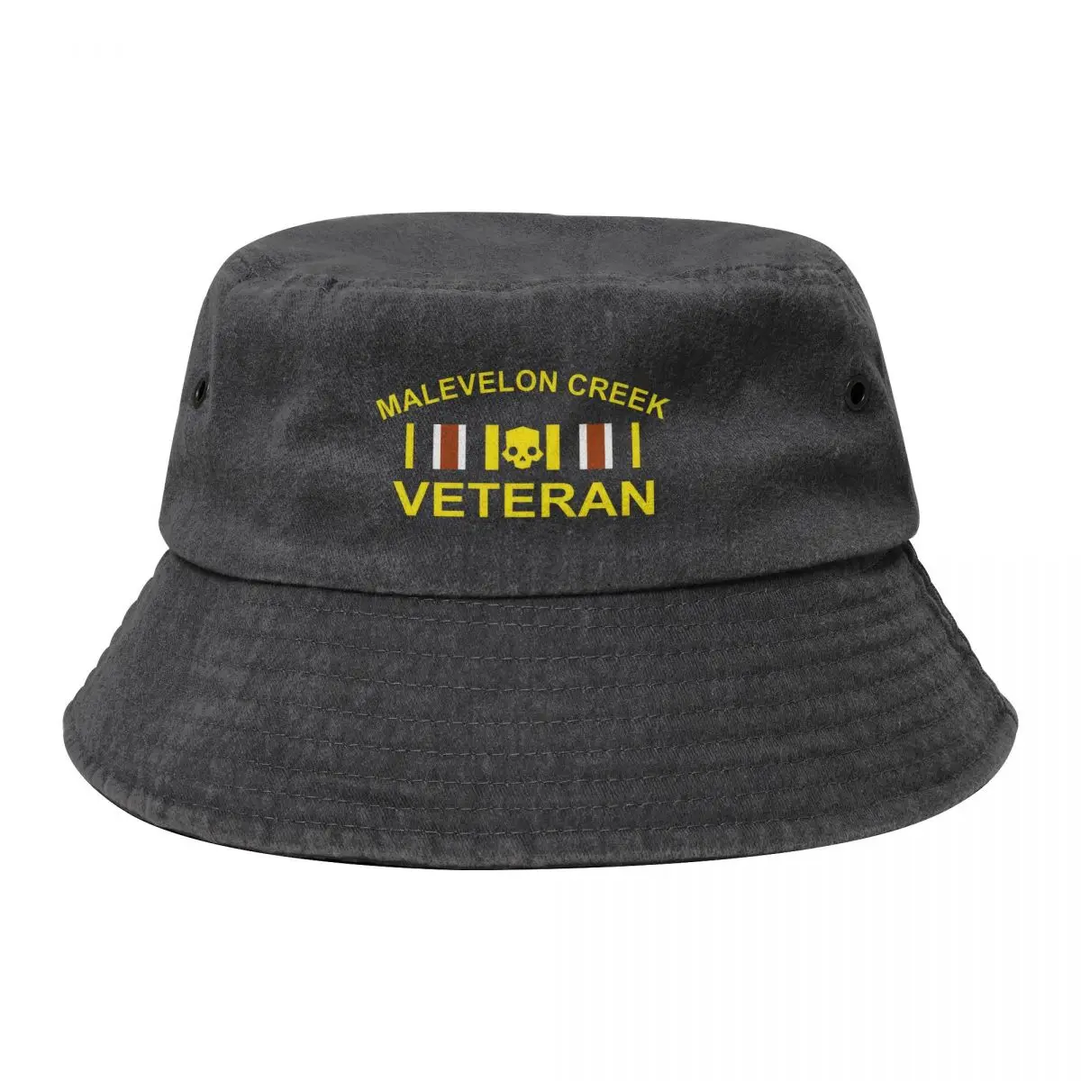 

Malevelon Creek Veteran Helldivers 2 Cowboy Denim Fisherman Hat With Printing