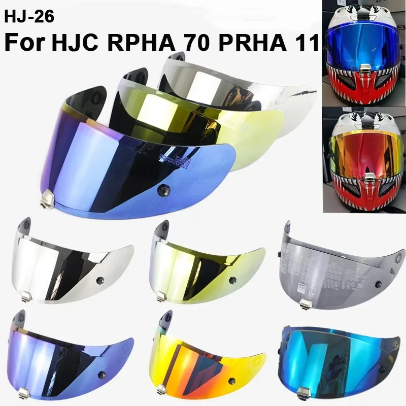 Visiera Per Casco Moto Per Hjc Rpha 70 Prha 11 Casco Integrale Hj-26 Lente Cascos Para Moto Accessori Capacete Parabrezza