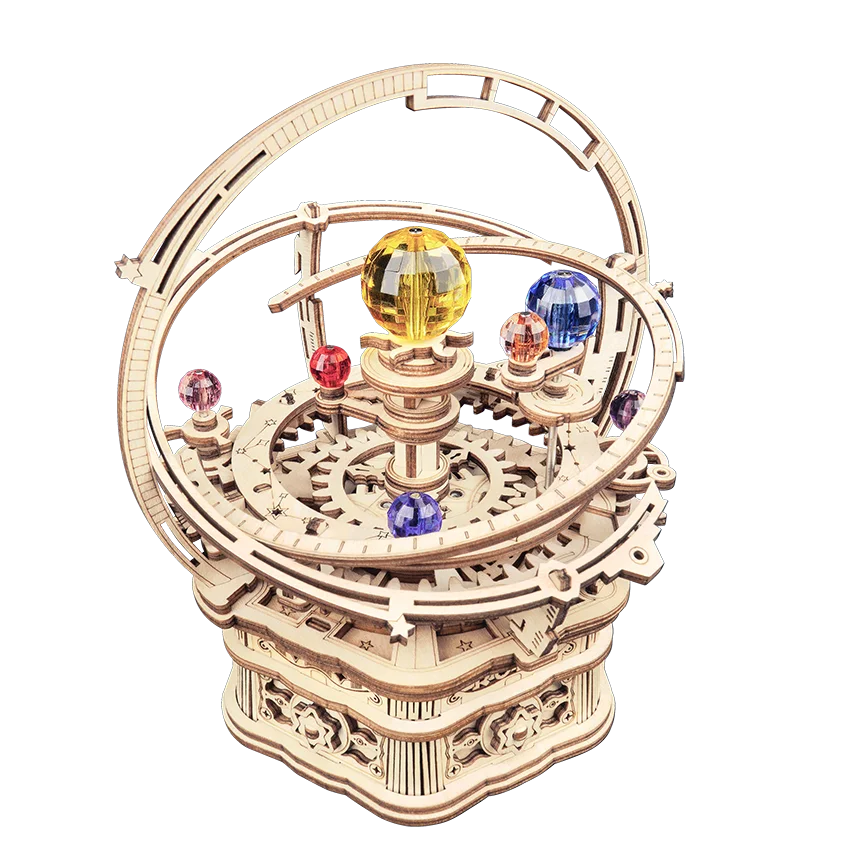 

AMK51 Robotime ROKR Starry Night 3D Wooden Diy Handmade Assembled Jigsaw Puzzles for Dropshipping