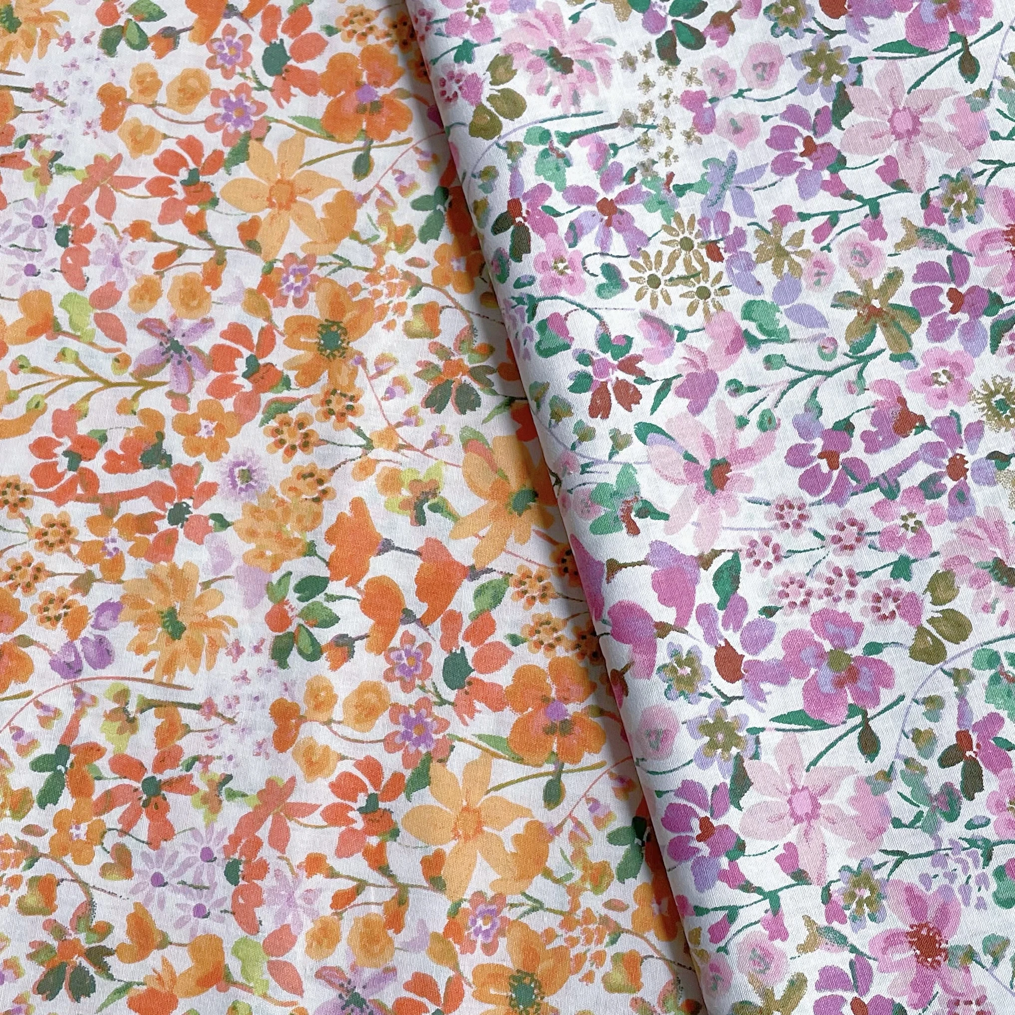 Fairytale Forest 40S Tissun liberty Cotton Fabric For Kids Baby Sewing Cloth Dresses Skirt DIY Handmade Designer Patchwork Meter