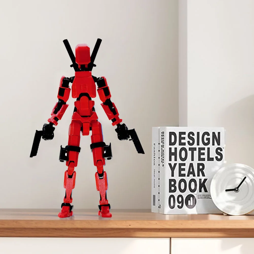 3D Printed Action Figure Multi-Jointed Action Figures Assembly Completed Full Body Mechanical Movable Toy for Kids and Adults - 5