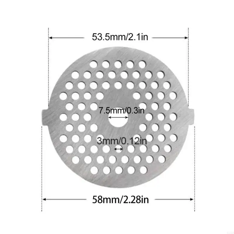 G2AB Grinder Disc Mincer Plate with Hole Professional Replacement Part meat grinder spare parts food grinder attachments