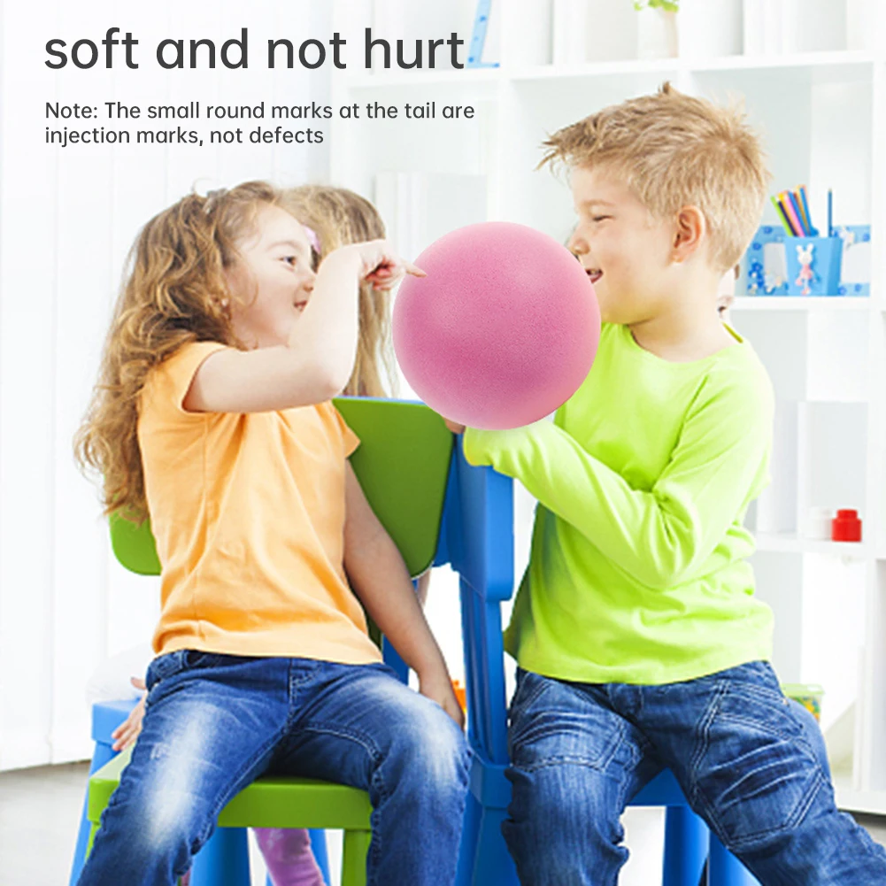 18cm Bouncing Mute Ball Indoor Silent Basketball Baby Foam Toy