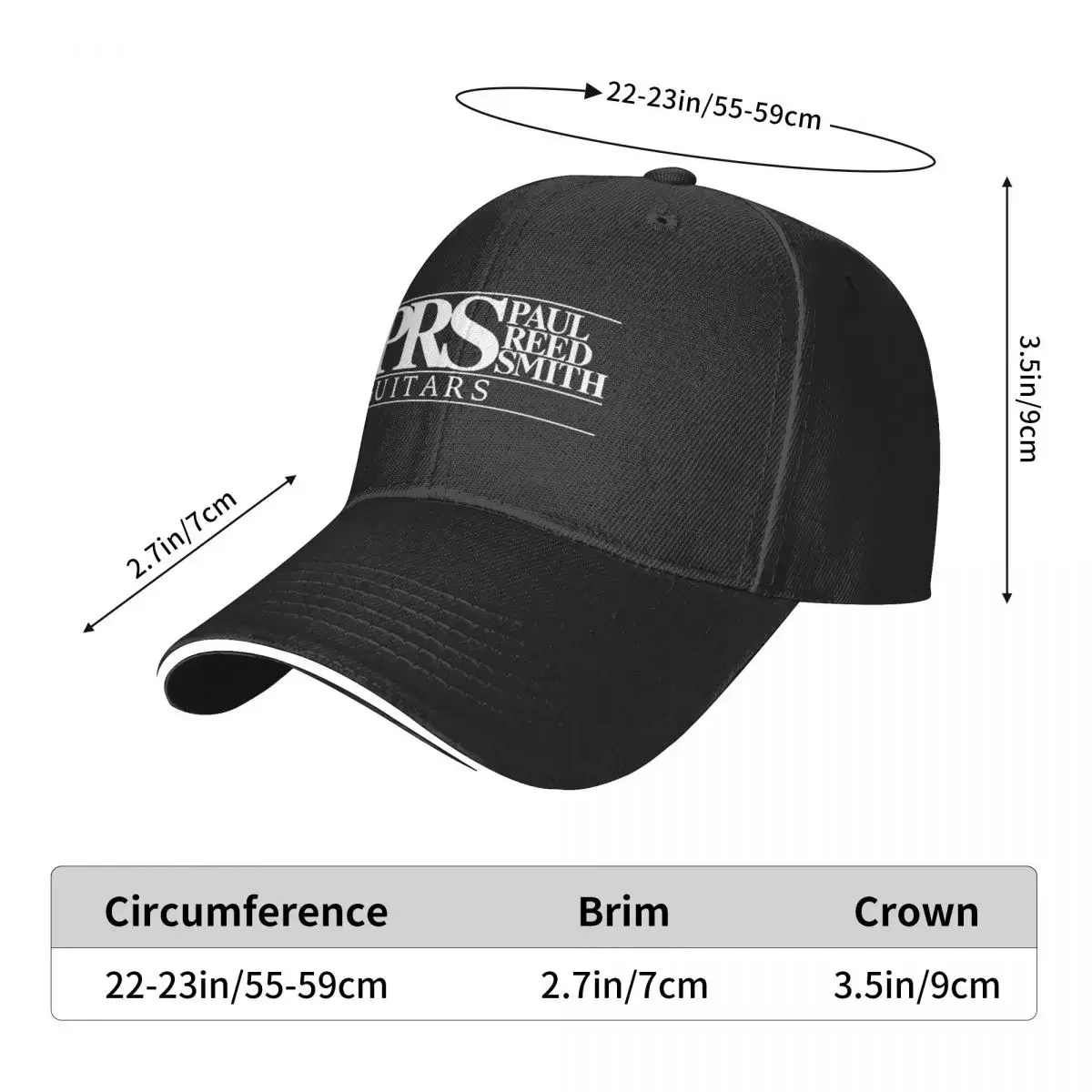 Prs Guitars Printed Baseball Hats YouthFather'S Day Baseball Hat Classic Truck Adjustable Camping Bomber Jacket Cap Customizable 3