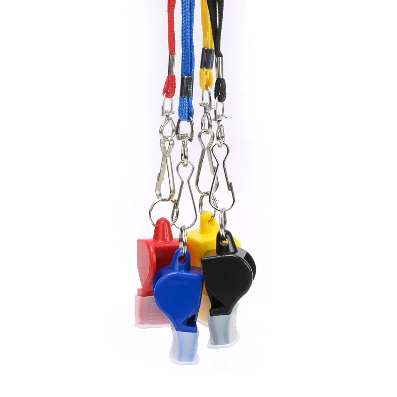 4pcs School Company Game Tools Football Basketball Running Sports Training Referee Coach Plastic Whistle