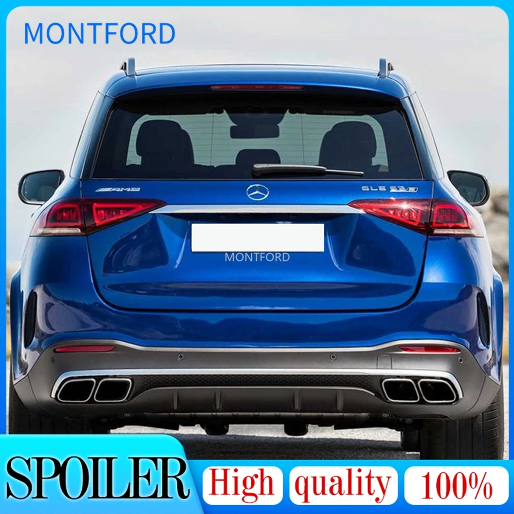 

Car Rear Bumper Lip Muffler Exhaust Tip Splitter Diffuser Protector For Mercedes Benz GLE GLS V167 X167 2020+ GLE63 AMG