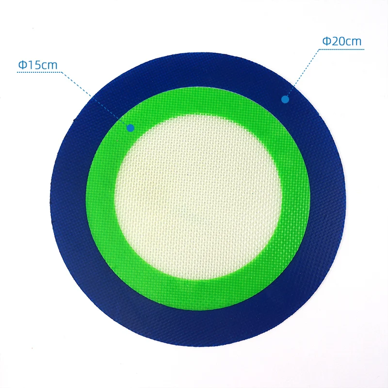 Round Non-Stick Silicone Baking Mat - 20CM Multipurpose Cooking and Baking Pad
