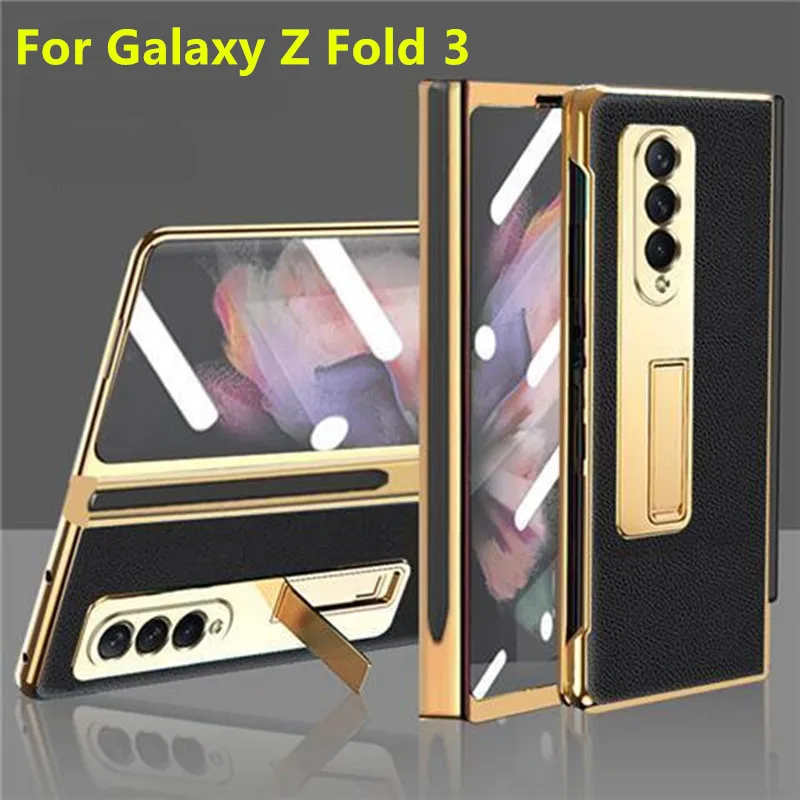 

Кожаный чехол с откидной крышкой и слотом для ручки для Samsung Galaxy Z
