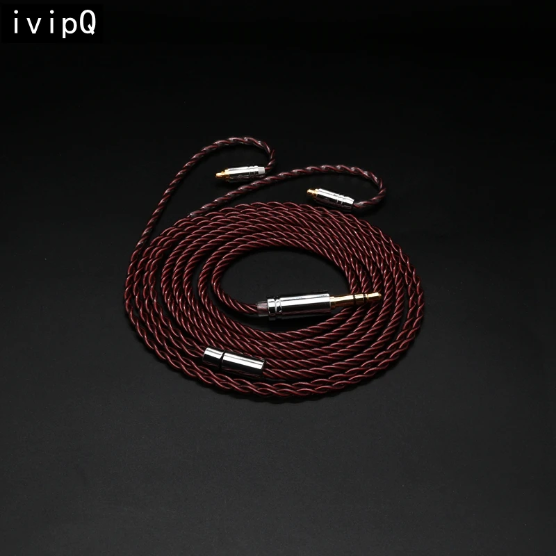 

ivipQ 523 4-Core HIFI Earphone Replacement Cable,With QDC/TFZ/0.78 2PIN/MMCX/IE900/N5005,For CIEM MK4 Moondrop TANCHJIM