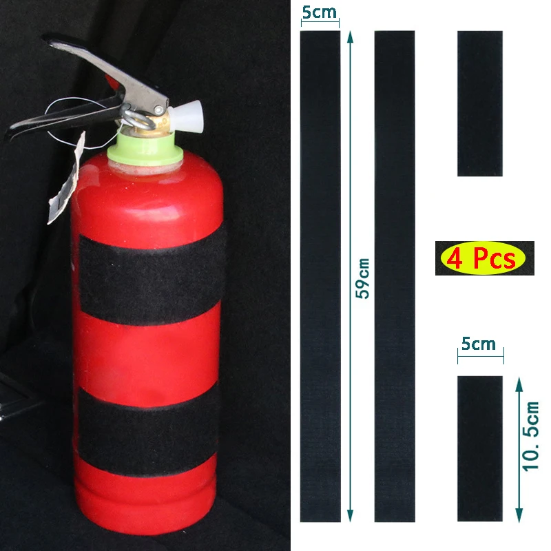 Car Trunk Organizer Elastic Fixing Belt Fixed Strap Extinguisher Storage Tapes Auto Interior Accessories