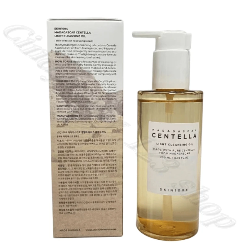 SKIN1004 Centella asiais cleansing oil deep cleansing blackhead pores refreshing not stuffy acne 200ml 5