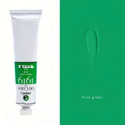 50ml Artist - Grade Oil Paint for Hand - Painted Canvas and Graffiti Art (Pink green)