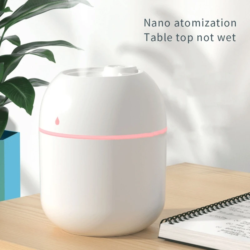 Tragbare 220ml H2O Mini Tasse Sprühnebel Luftbe feuchter Doppel nass Aroma ätherisches Öl Diffusor Auto USB Luftbe feuchter