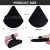 MAANGE 10/12 Pcs Triangle Powder Puff Wet Dry Use For Loose Powder Liquid Cosmetic Soft Plush Powder Puff Makeup Foundation 5