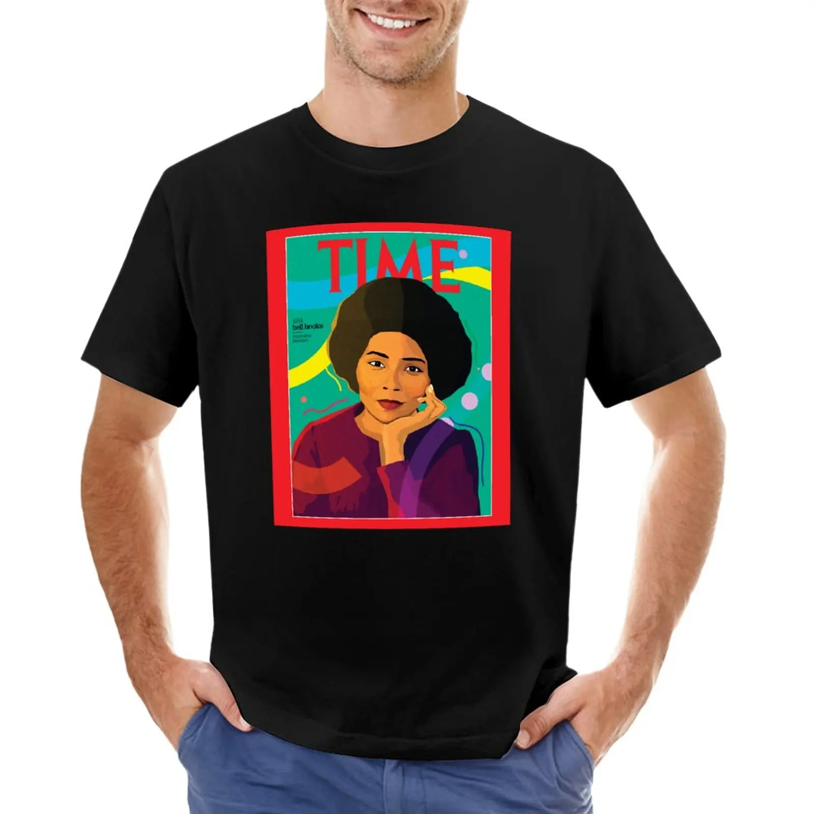

Bell Hooks 100 women of the year T-Shirt vintage blanks mens graphic t-shirts hip hop