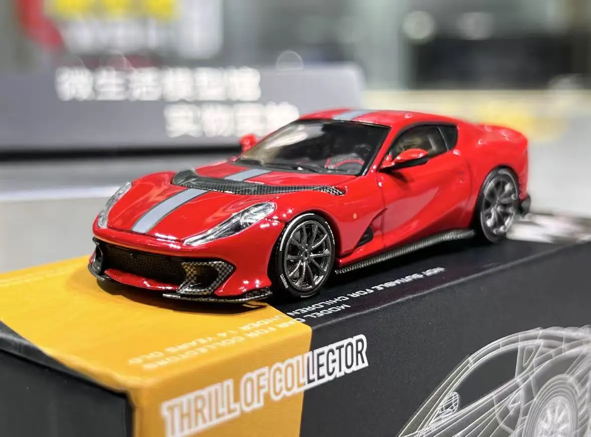 1/64 フェラーリ812コンペティツィオーネ TOC 1:64 812 Competizione V12 Diecast Model Car - AliExpress