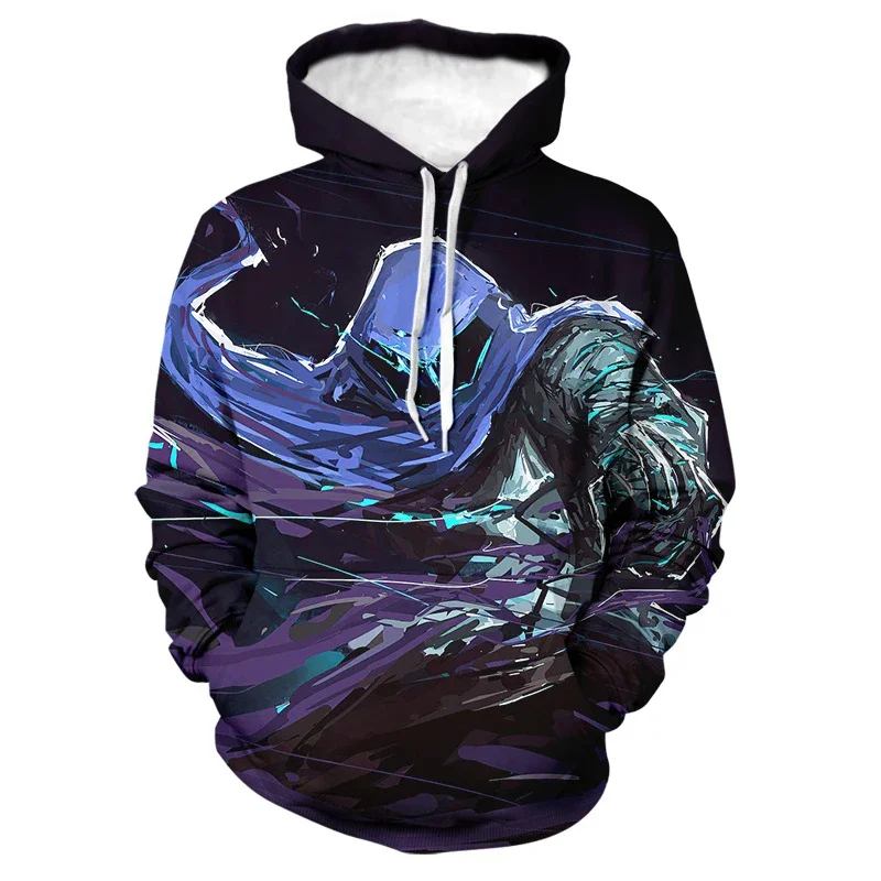 thumbnail image 1 of Sudadera con capucha con estampado 3D de Valorant para hombre y mujer, estilo informal, de talla grande, 1 of 5