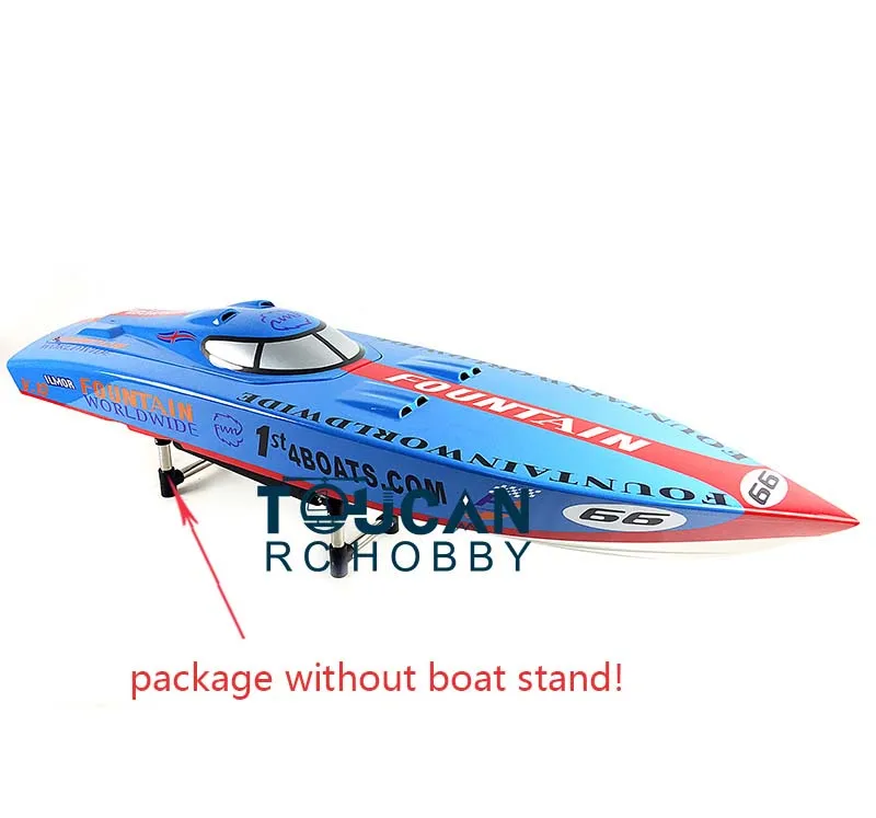 G26IP1 26CC Blue Prepainted Gasoline KIT Version RC Boat Hull Only for Advanced Player 3