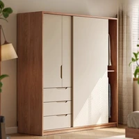 Armoire en bois pour chambre à coucher, organisateur de rangement pour femmes, armoire de luxe, étagères d'hôtel, meubles Szafa Tekstylna Na Ubrania 1