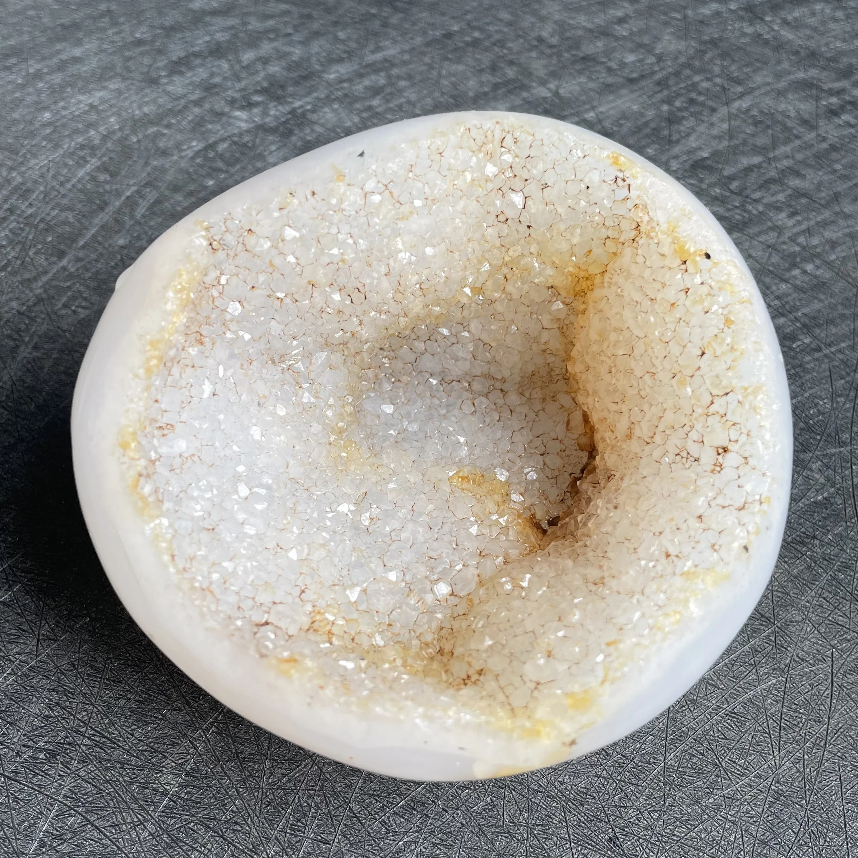 

400g Natural Carnelian Stone Agate Geode Home Decoration Rough Polished Quartz Crystal Healing