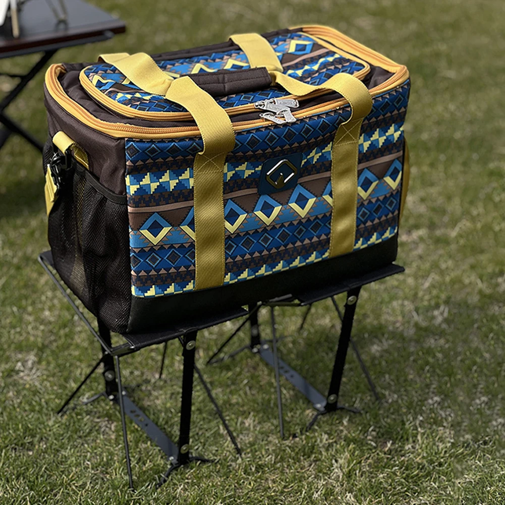 Oxford Cloth Camping Stool Hold Up To 100KG Folding Stool Portable Outdoor Stool for Subway Train Queuing Picnic Camping Fishing
