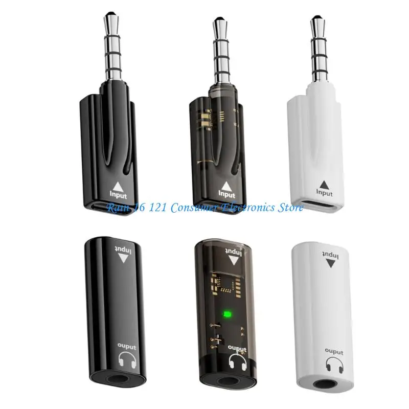N3UD Type C 3.5mm 청각 어댑터 모바일 장치용 무손실 음악 전송