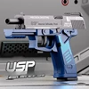 Toy Pistol USP Airsoft Soft Bullet Shell Ejecting Air Gun Pistolas Toy Manual Fake Gun Real Size for Children Adult Outdoor Game 2
