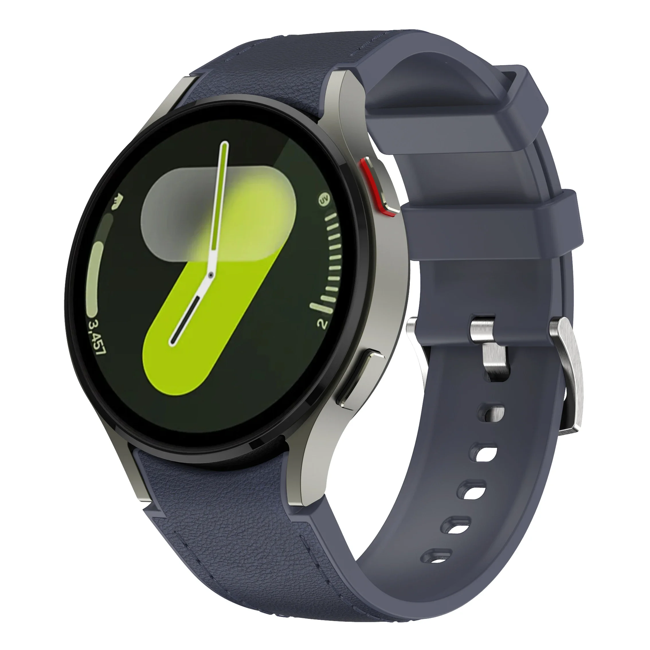 Premium Silicone-Leather Hybrid Wristband