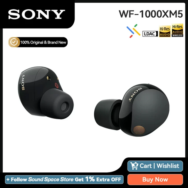 Sony WF-1000XM4 Auriculares inalámbricos, cancelación de ruido (hasta 24  horas de duración de la batería