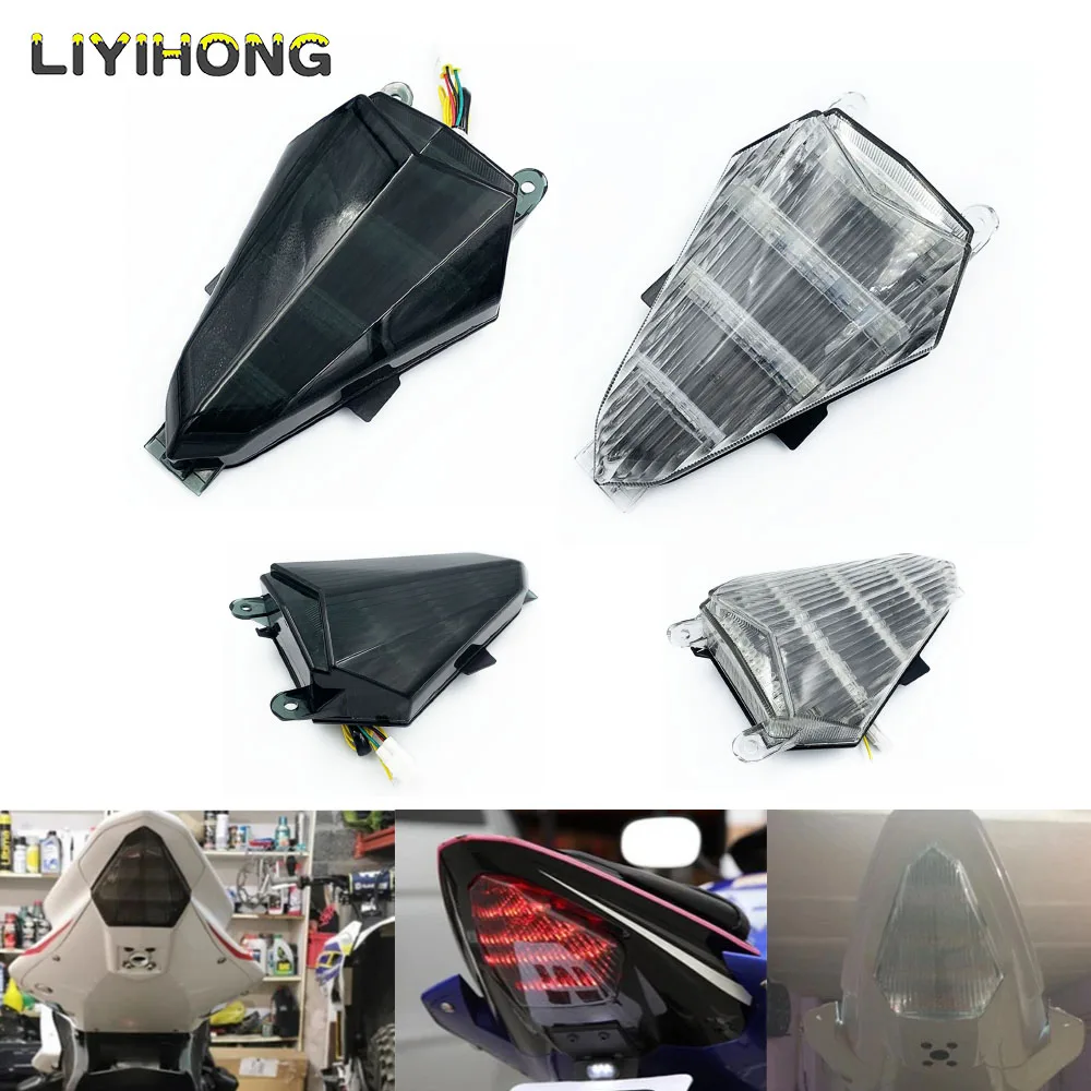 For-Yamaha-YZF-R6-2006-2007-Taillight-Rear-Tail-Light-Brake-Turn ...
