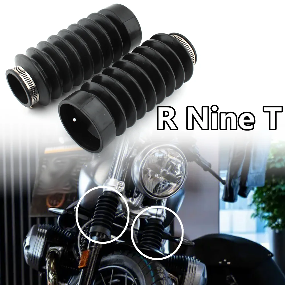 Per Bmw R Nine T 2014-2020 Moto Forcella Anteriore Stivali Urban Pure Scrambler Ghette Gators Boot Shock Protector Polvere Di Gomma