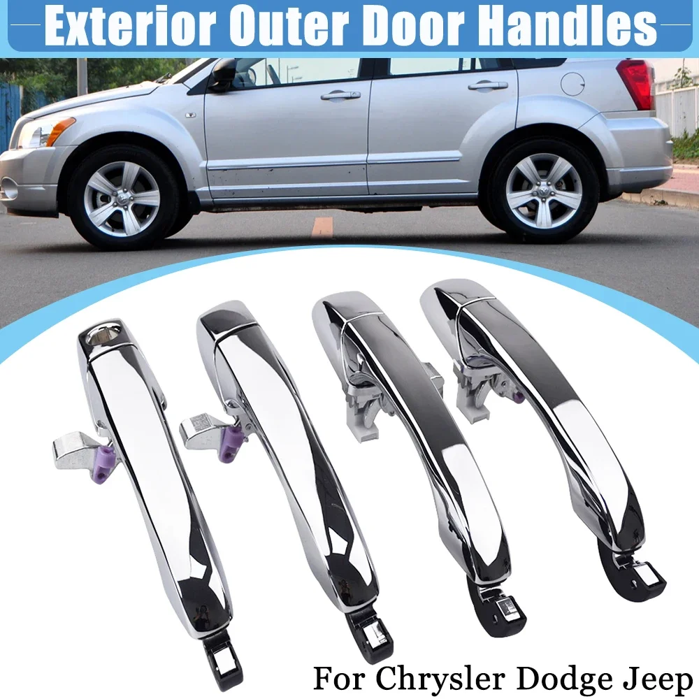 Chrome ABS 4pc Door Handle Covers for Fiat Ducato (2006 on) - Van Demon Chrome ABS 4pc Door Handle Covers for Fiat Ducato (2006 on) - Van Demon