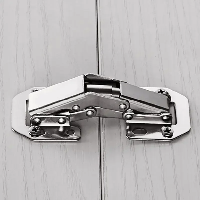 90 Degree Foldable Cabinet Door Hinge Cabinet Corner Door Hinges Furniture Hinge Accessories Buffer Mute Off