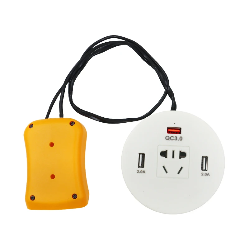 60W Power Inverter DC to AC 220V USB Mobile Phone Charger For Dewalt 20V 18V Li-ion Battery DCB200 DCB180 DCB183 Bank |