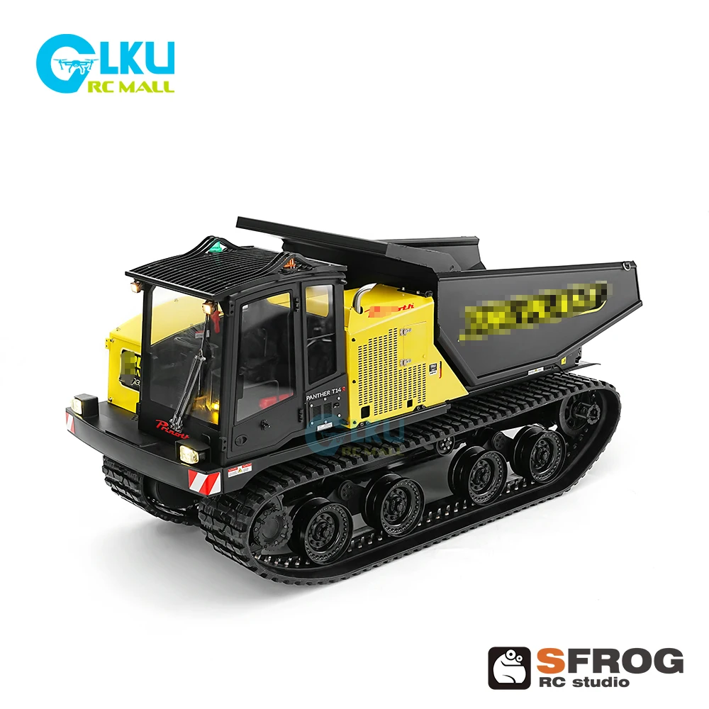 Super Frog Model 1/14 High Simulation Crawler Dump Truck T14 Metal Model 4