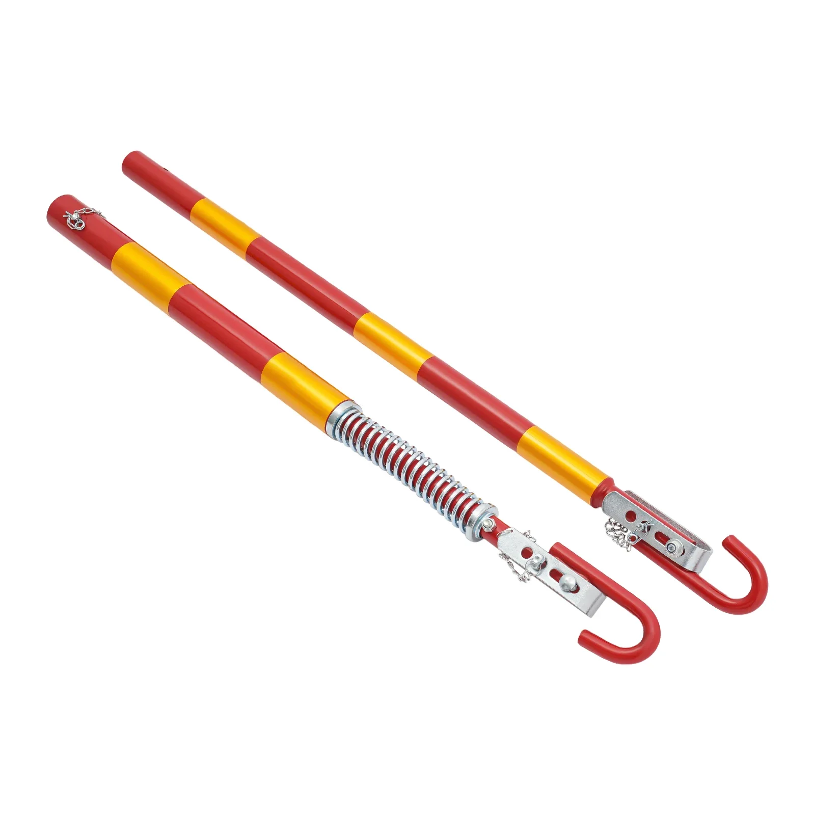 3-Ton Towing Poles Shock Absorbed Tow Bar 3000kg Rigid Trailer Bar Iron Car Tow Bar Towing Assistance Tool for Trailer Rescue