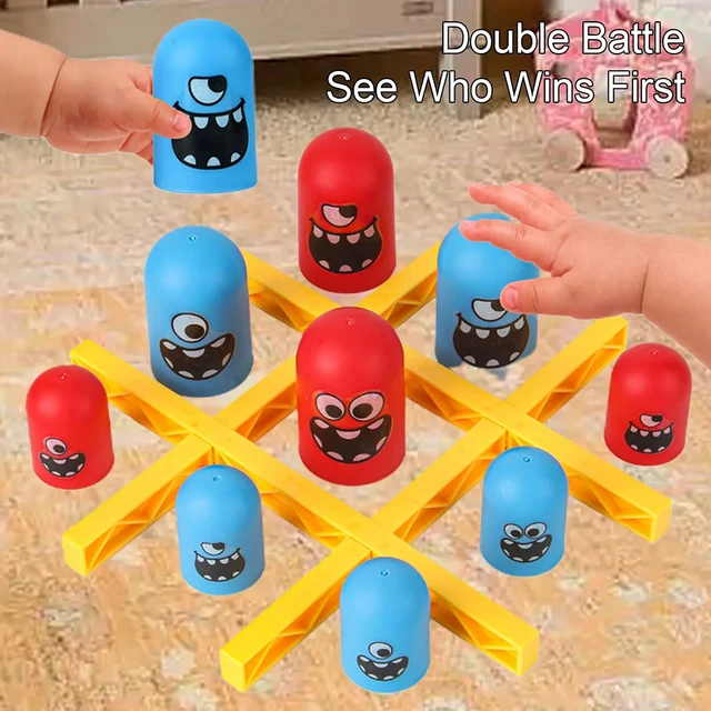Funny Table Board Games Tic Tac Toe Intellectual Big Eating Small Chess Interactive Multiplayer Party Games Toys for Kids Adult 3