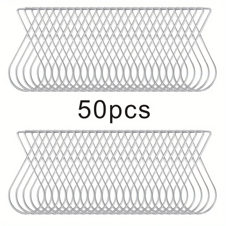 Confezione da 12 ganci da soffitto in acciaio inossidabile per bagno, cucina, sciarpe, asciugamani, chiavi | Leroy Merlin