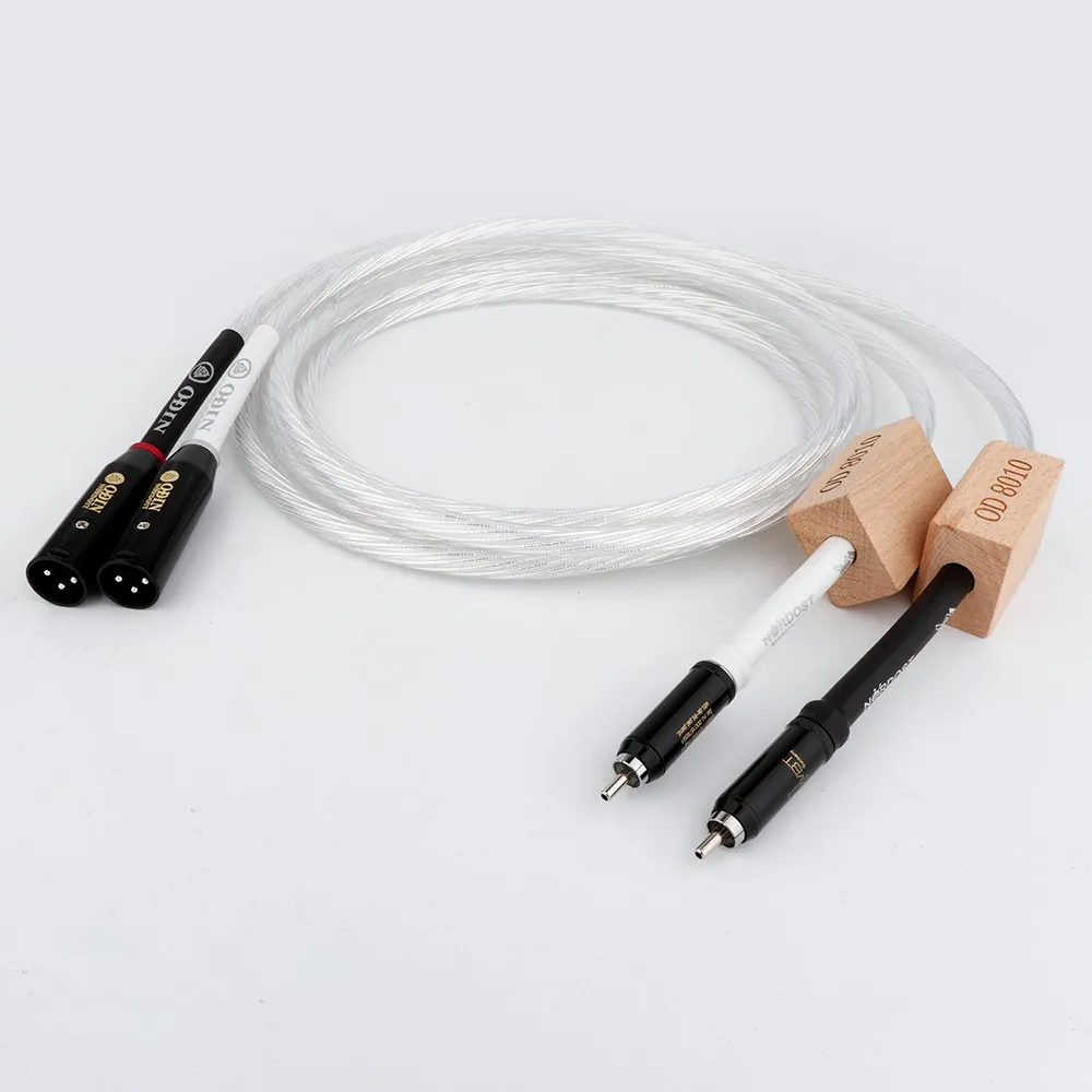 

X428 HiFi ODIN NORDOST Silver Plated Shielding Hifi Data Cable Male Female RCA XLR Audio Cable Extend Cord Wire