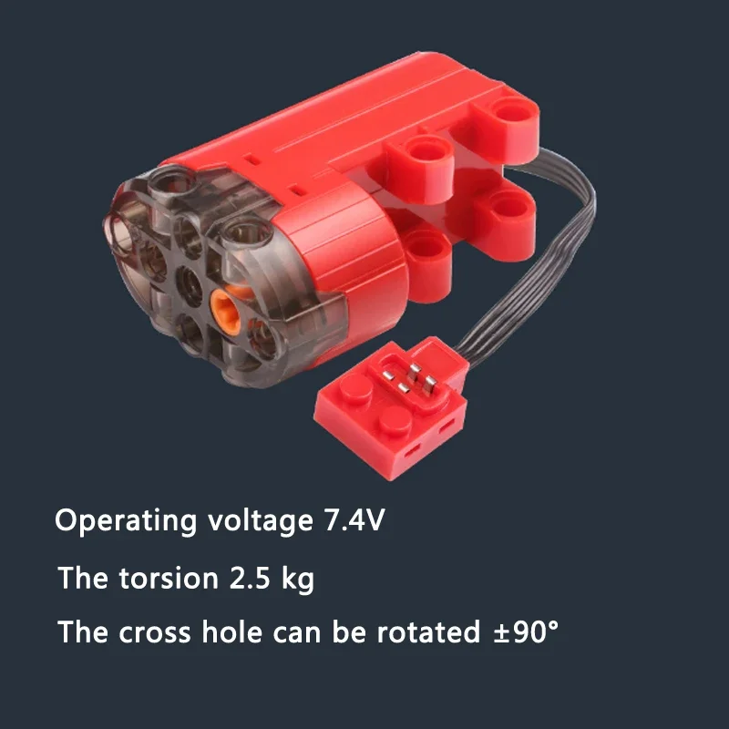 MOC Building Block Parts M/L/XL-Motor Servo Motor Rotating - Main Image