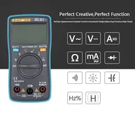BSIDE Digital Multimeter 4000 Counts DC/AC Voltage Current Capacitance Hz Diode Ohm Tester Ammeter Voltmeter Backlight 2