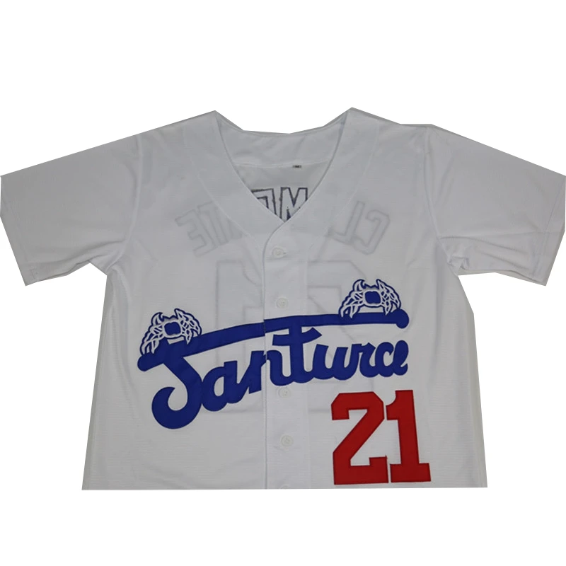 Roberto Clemente 21#Santurce Crabbers Puerto Rico Men's Baseball Jersey, Size: Small, Black
